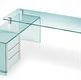 Rialto glass desk Fiam